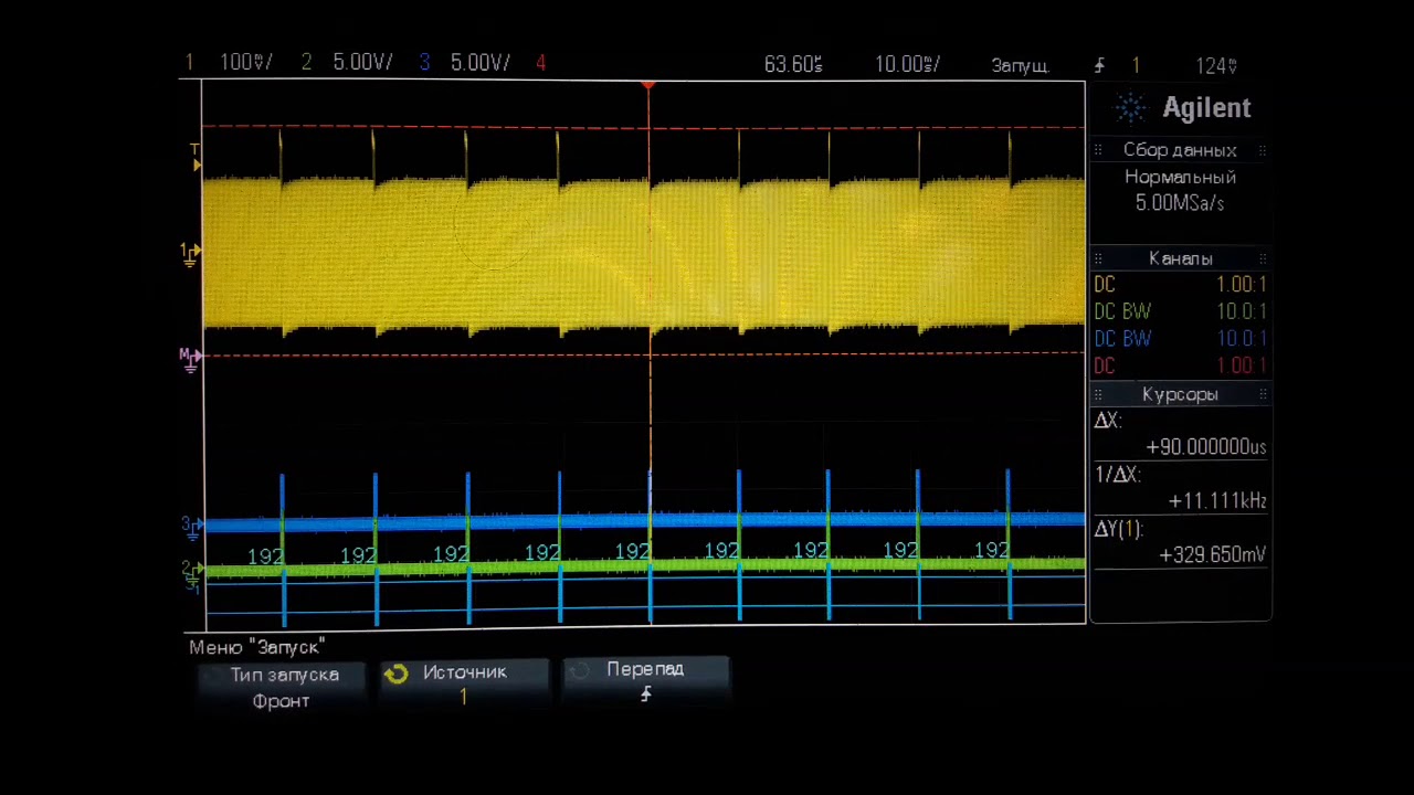 ADF4350 ADF4351 frequency switch delay ~0.1ms