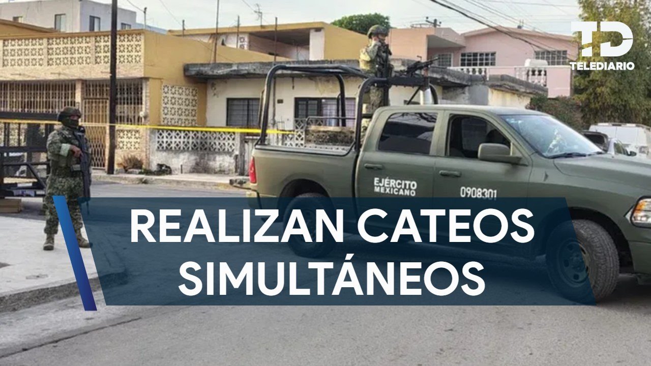 Realizan cateos simultáneos en San Nicolás y Juárez; aseguran droga y hubo detenidos