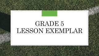 FILIPINO 5 LESSON EXEMPLAR QUARTER 1 WEEK 8
