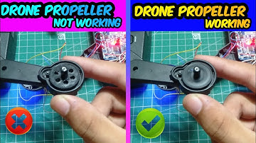 How to REPAIR drone MOTOR | How to repair a not working drone | How to change drone motor,propeller