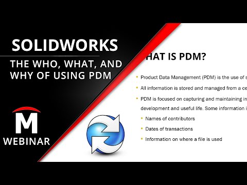 The Who, What, and Why of SOLIDWORKS PDM - PDM End User Training 1/11