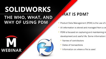 The Who, What, and Why of SOLIDWORKS PDM - PDM End User Training 1/11