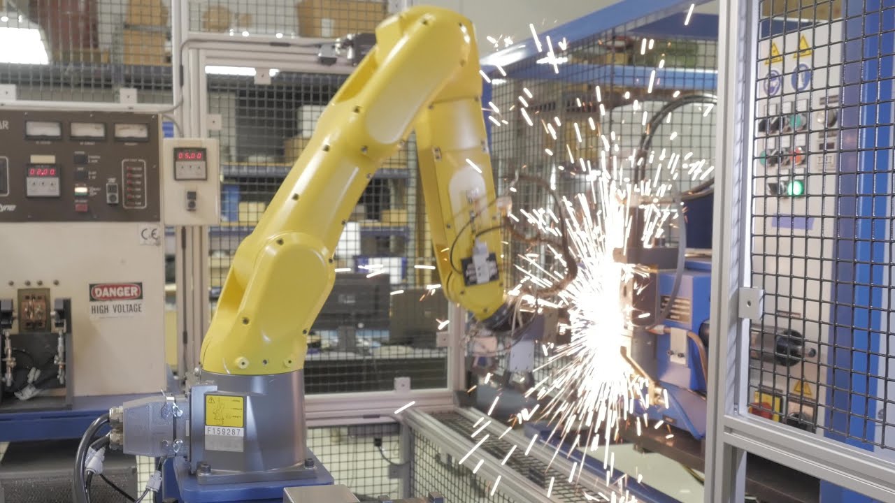 Portaband Saw Blade Welding Automation with Fanuc LR Mate 200iD robots