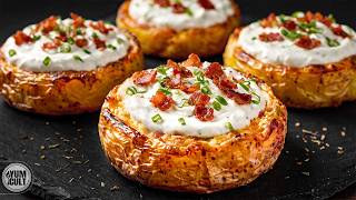 Just PRESS potatoes and bake! My family begs for these crispy rounds! Update