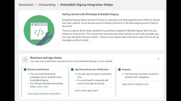 WhatsApp Embedded Signup Integration Helper