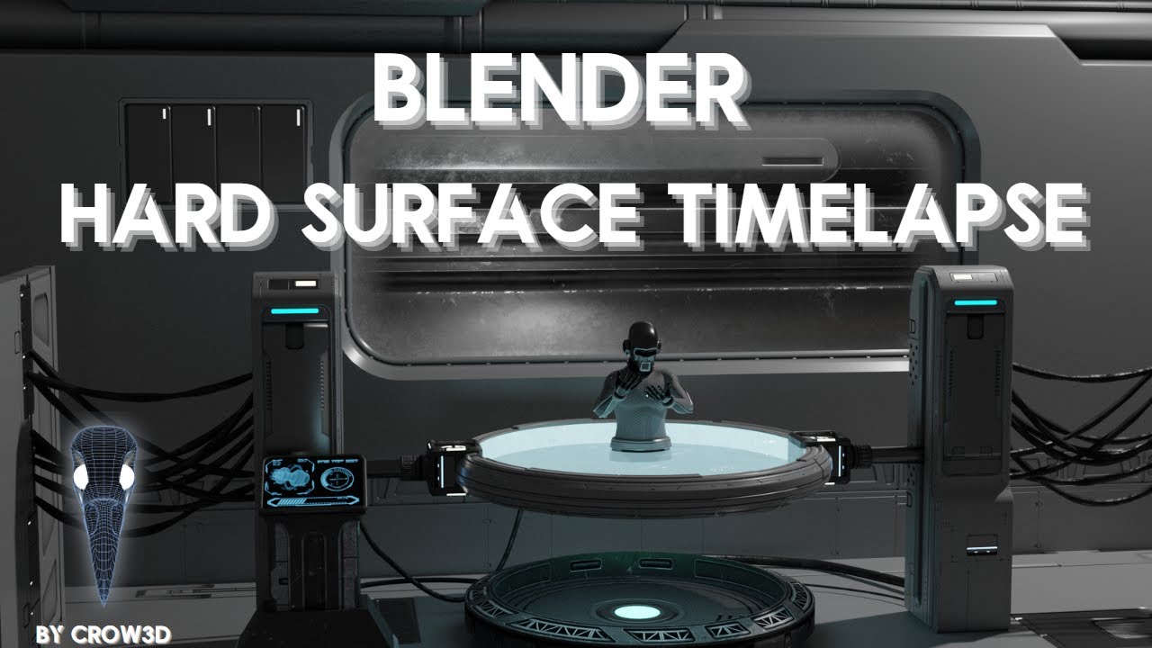 Blender Hard Surface Timelapse - Human Teleporter - YouTube
