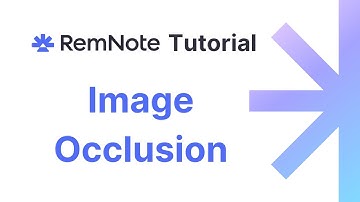 RemNote Tutorial: Image Occlusion