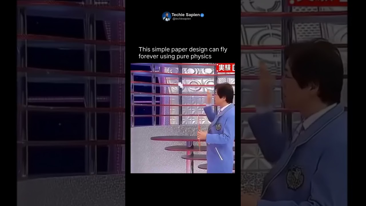 This Simple Paper Tumblewing Can Fly Forever The Amazing Physics Behind the Viral Flying Paper Trick