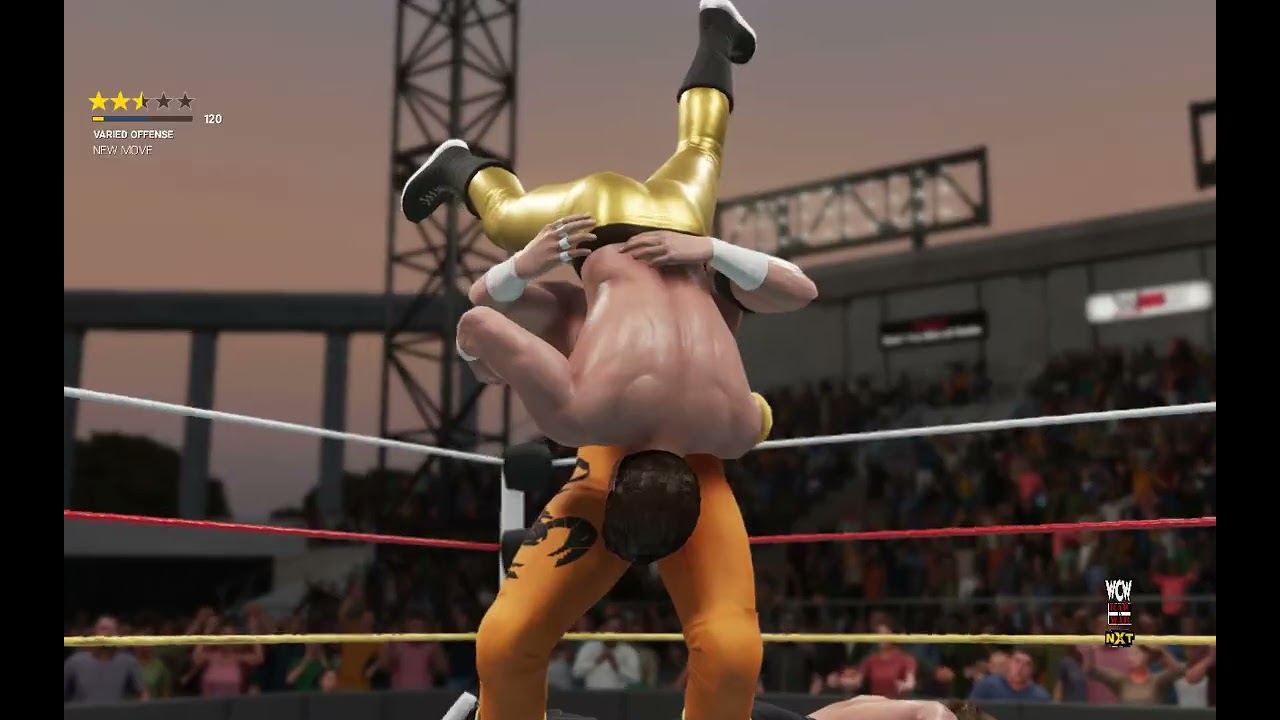 #78 Wrestling War 95 Sting vs Benoit vs Hunter | WWE 2k19 Gameplay | Epic Match