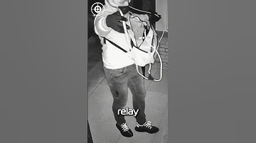 Thief Caught On CCTV Peforming Another Relay Attack!