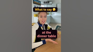 English Conversation: at the dinner table 🥘 🍴 #shorts