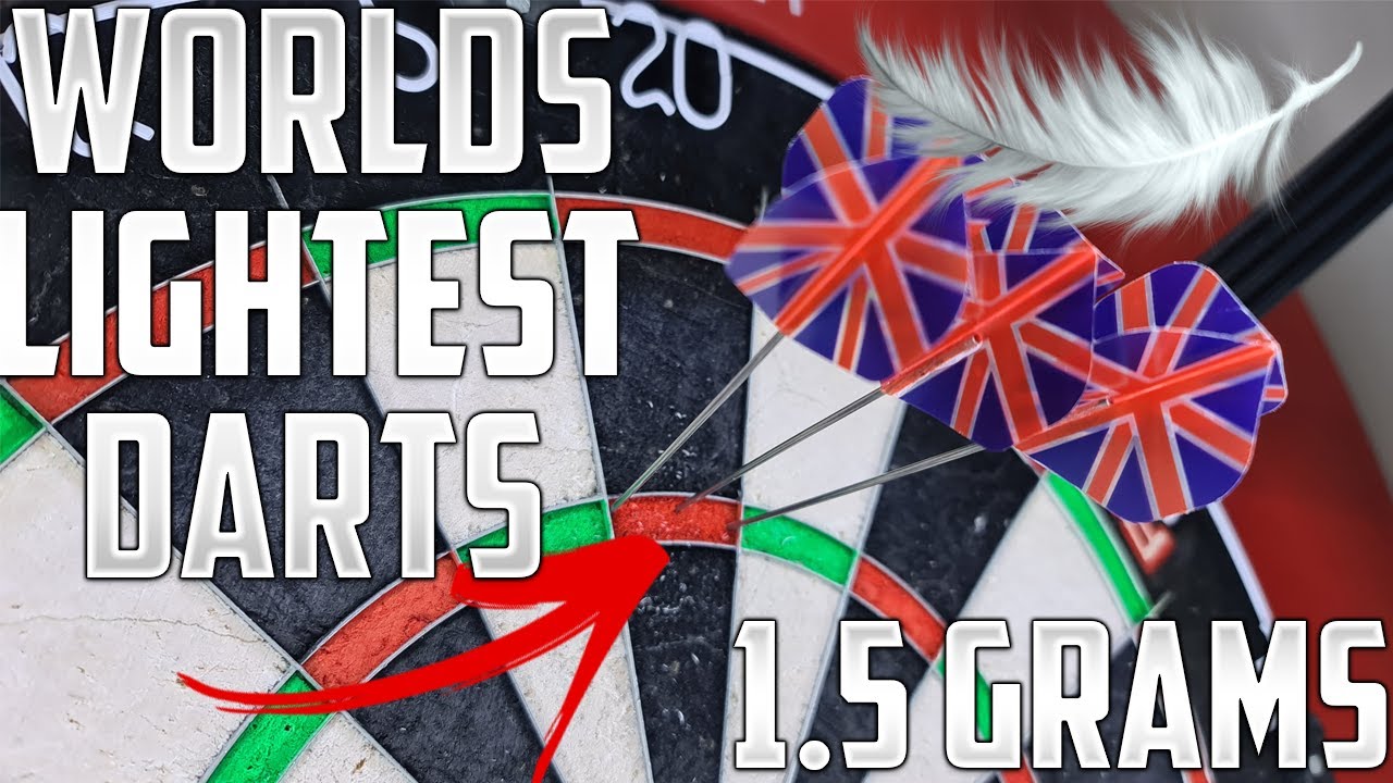1.5 Gram Darts! Worlds Lightest Darts! YouTube