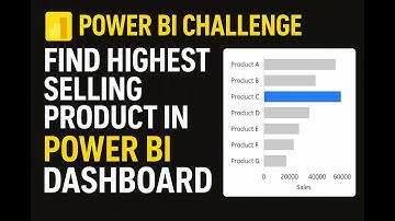 Power BI Challenge: Find Highest Selling Product in Power BI Dashboard