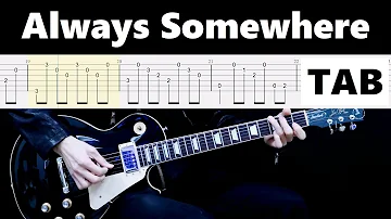 Scorpions - Always Somewhere (guitar cover with tab)