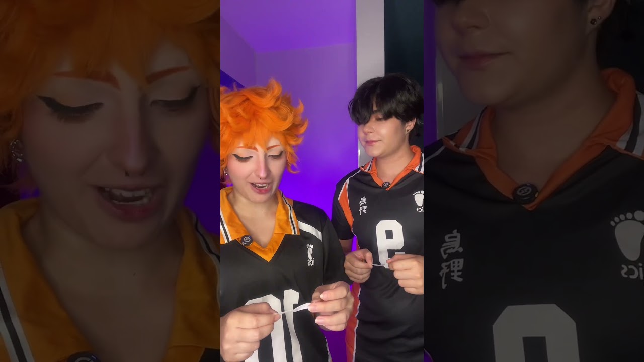 HINATA VS. KAGS: A MELHOR SORTE VENCE!! #cosplay #hinata #kageyama