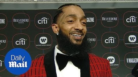 Nipsey Hussle talks about his Grammy nomination in February