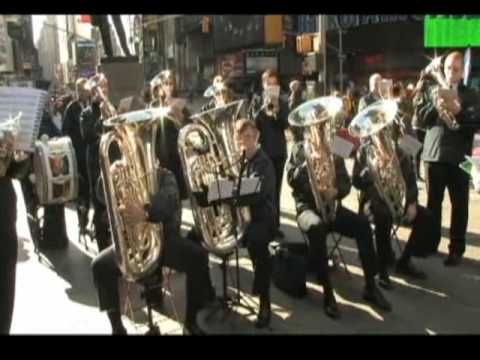 Times Square Kettle Kick Off - Interviews - Novemb...