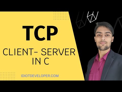 TCP Client Server Implementation in C | Socket Programming in C