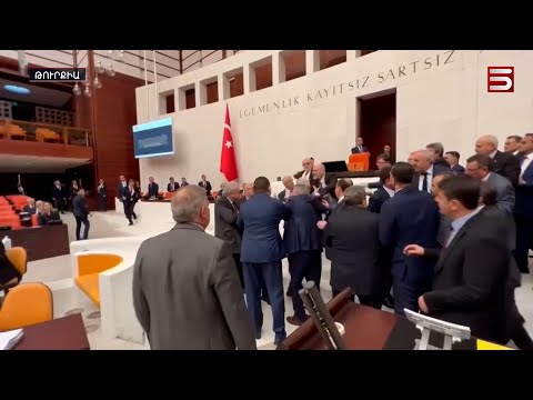 Թուրքերը փող չունեն, Էրդողանը «աշխարհն է գրավում». մեջլիսում ծեծուջարդի պատճառները