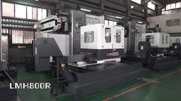 JIUH-YEH LMH 800R/1000R Model Roller Type Linear Guide Way Horizontal Machining Center