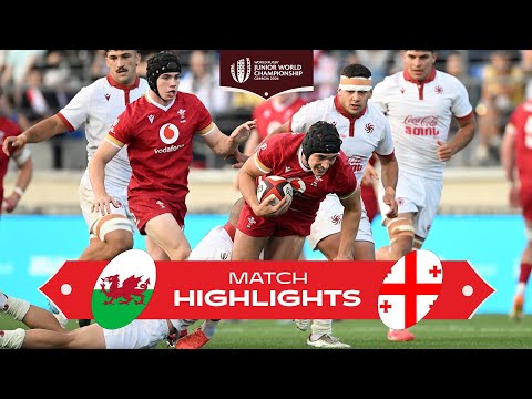 AMAZING ending 🤯 | Wales v Georgia | World Rugby Junior Championship 2026 | Match Highlights