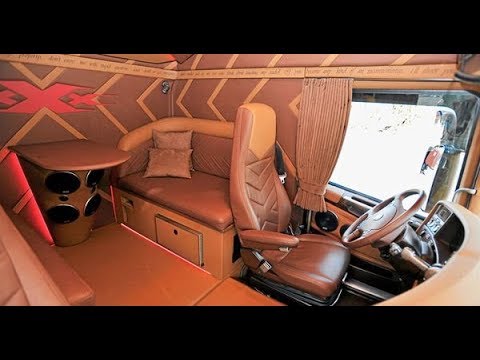 Настоящий американский грузовик внутри. ОБЗОР KENWORTH T2000  | 1 я серия | КАБИНА И САЛОН