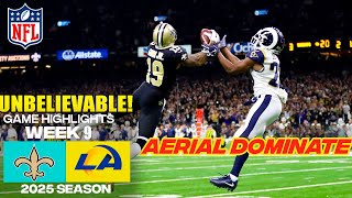 Saints Vs Rams Full Game Week 9 2025 Nfl Highlights
