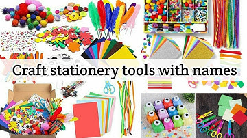 Craft stationery items with names • Greetings making items names • craft materials list