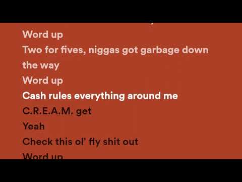 Wu-Tang Clan - C.R.E.A.M (Lyrics)