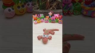 Diy membuat cicak dari clay #clay #diycrafts #lizard
