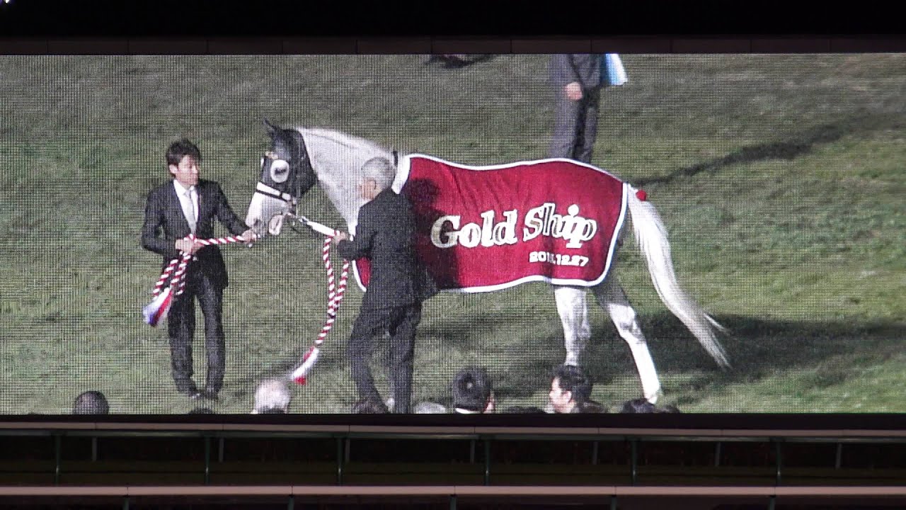 4K】2015.12.27 ゴールドシップ引退式 JRA中山競馬場にて - YouTube