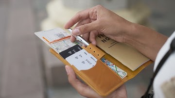 Leather Field Notes Cover In Caramel Color
