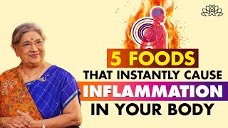 5 Everyday Foods That Fill Your Body With Hidden Inflammation Negative Energy Dr Hansaji