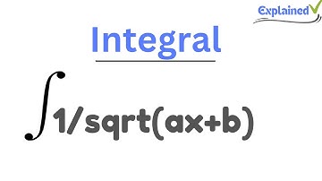 Integral of 1/sqrt(ax+b) (substitution)
