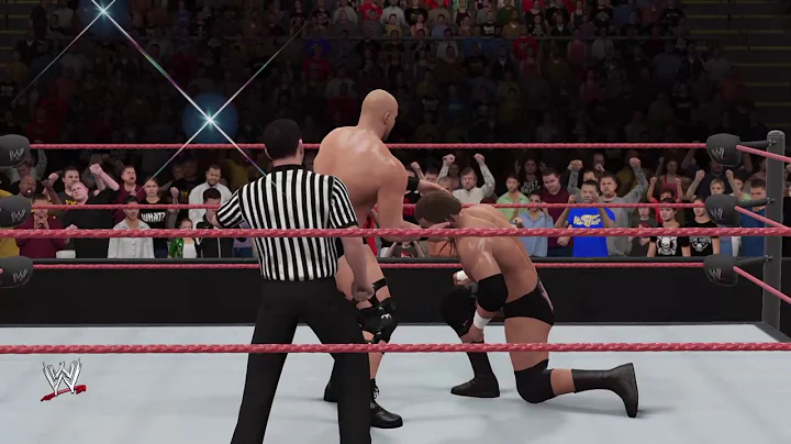 WWF  2K16 Triple h vs Steve Austin no way out 2001