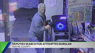 Wayne County burglar fails to take ATM from convenience store