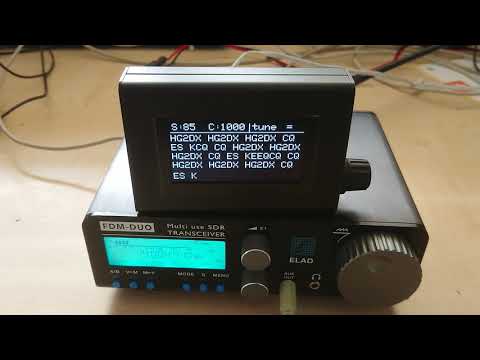 RTTY decoder in action