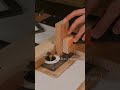 トリマーでアリ継　Make a Dovetail tenon using with a router.
