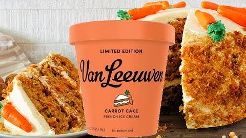 Van Leeuwen Carrot Cake Ice Cream Tasting