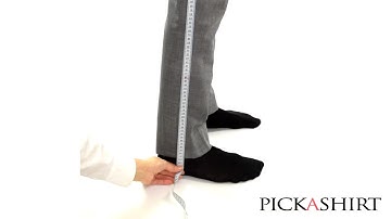 How To Measure Your Pants Length - Body Measurements