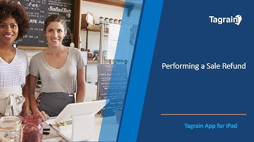 Performing a sale refund using Tagrain App for iPad