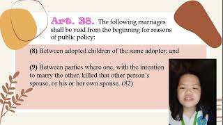 GROUP REPORT- Chapter 3 (Article 38 & 39 of Family Code of the Philippines) screenshot 1