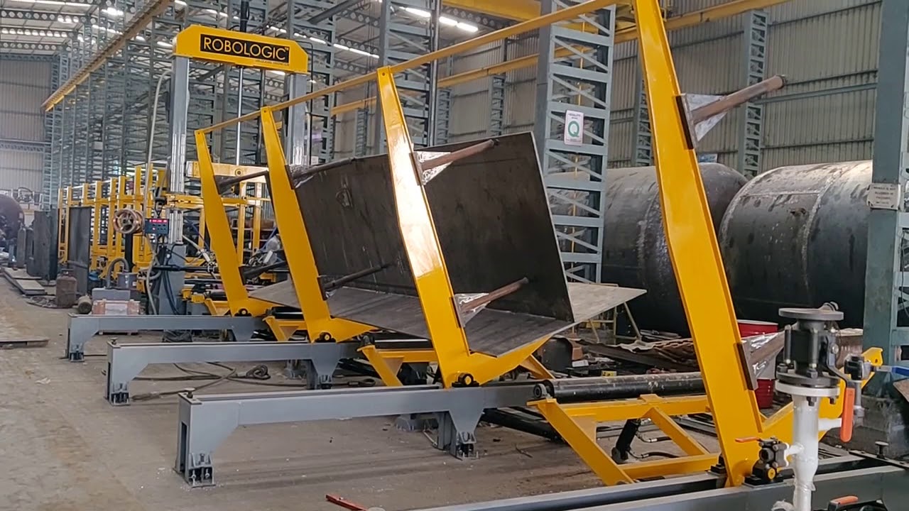 I beam Welding Machine Railway Beam Welding Robologic YouTube