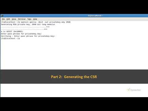 How to Generate CSR on Apache Servers– Video Tutorials
