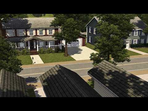 СОЗДАЙТЕ УЮТНЫЙ ПРИГОРОДНЫЙ РАЙОН В THE SIMS 3!