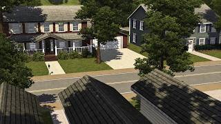 BUILDING A COZY SUBURBAN NEIGHBORHOOD IN THE SIMS 3!
