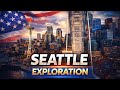 Seattle Downtown Walk 🇺🇸 Space Needle, Waterfront &amp; Skyline Views