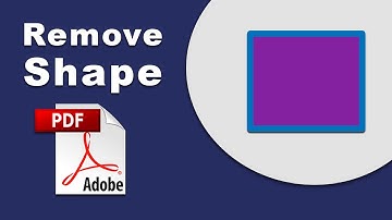 How to remove all shapes from a PDF File in Adobe Acrobat Pro DC 2022