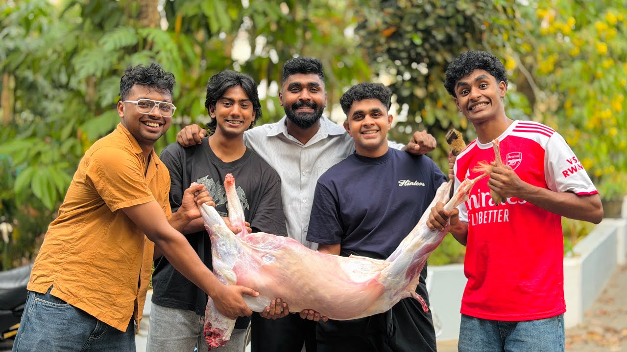 ഇനി ആട് മന്തി കൊടുത്തില്ല എന്ന് പറയരുത്! 😂♥️ ഇക്കൊല്ലത്തെ ആദ്യത്തെ ആട് മന്തി Cooking! 🐐♥️