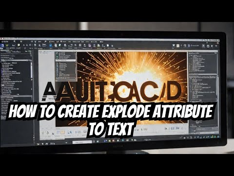 How to create explode attribute to text express tool in AutoCAD